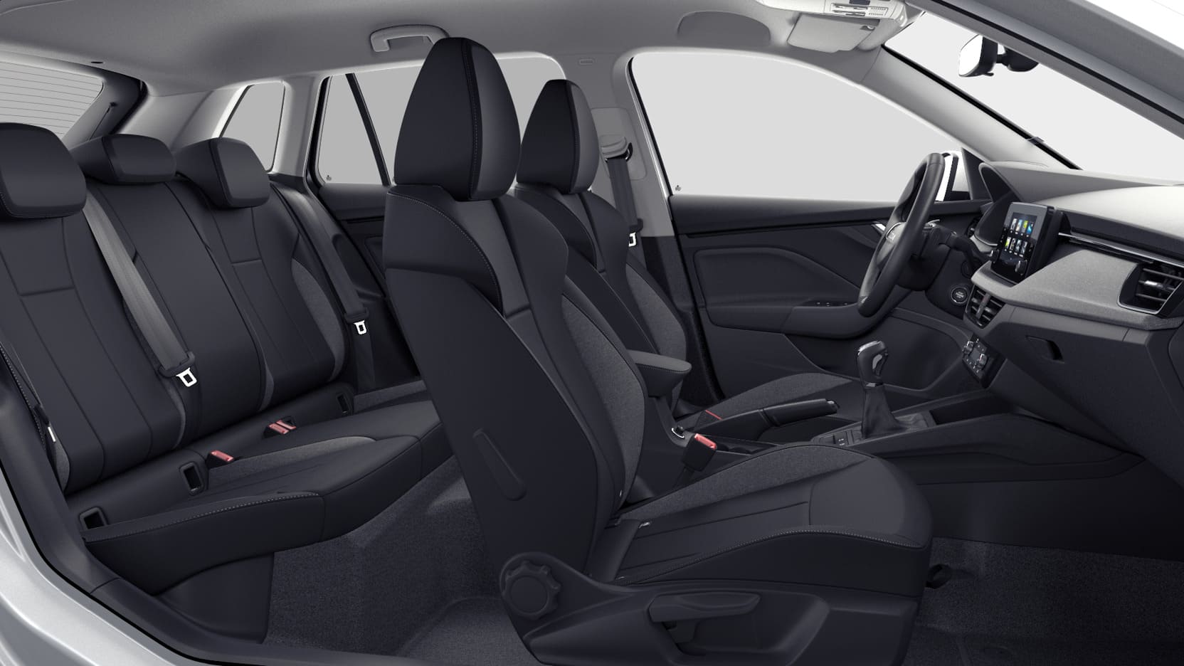 Renting Skoda Kamiq Selection Blanco Luna SUV Automatico Asientos