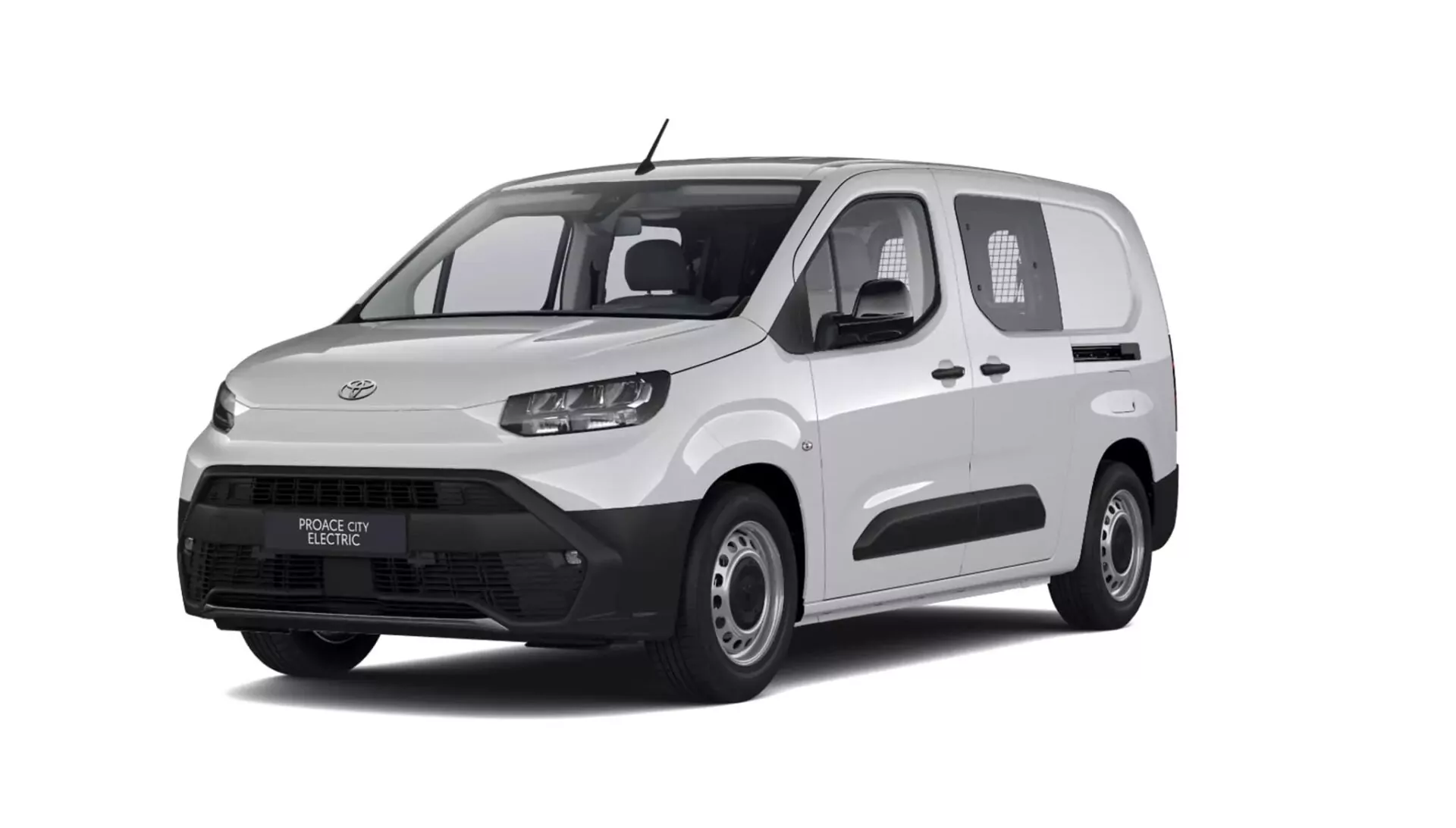 Renting New Toyota Proace City Combi EV N1 L2 GX Blanco Polar Furgoneta Familiar 5 Plazas Automático Eléctrico Etiqueta 0 Renting Finders