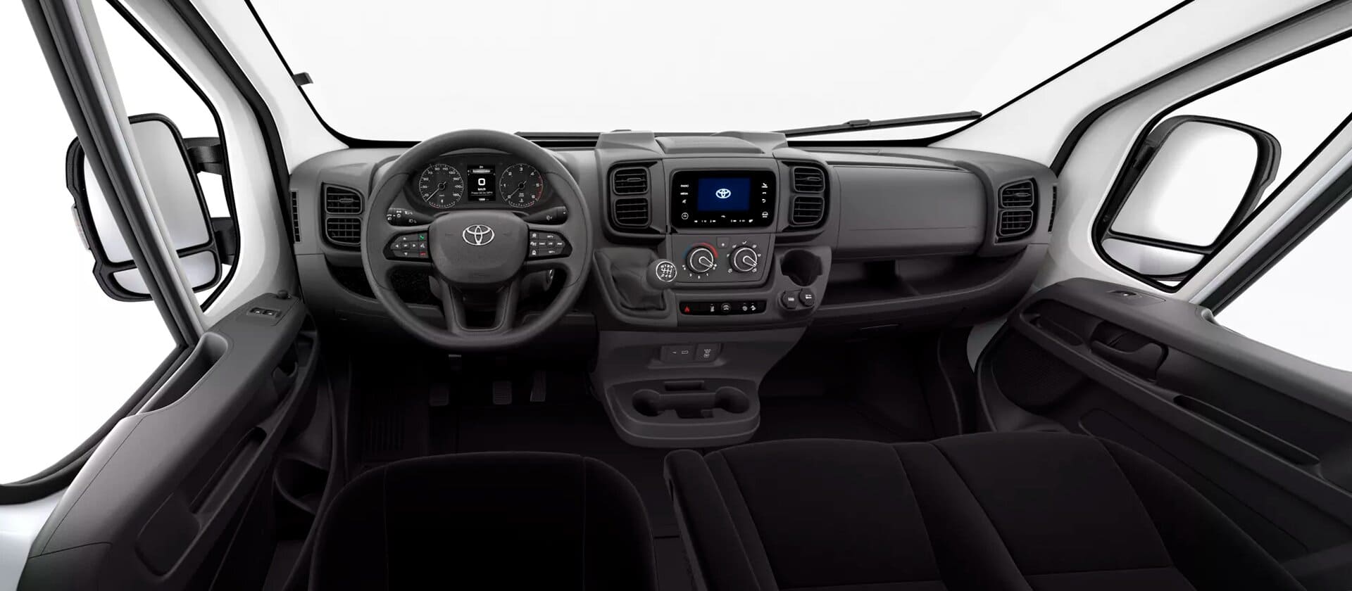 Renting New Toyota Proace Max L2 H1 GX Blanco Polar Furgoneta Industrial Manual 3 Plazas Renting Finders Interior