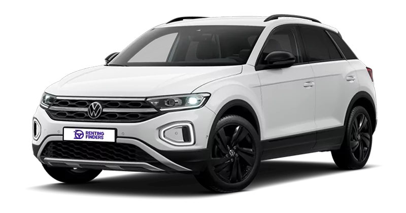 Renting Volkswagen T-Roc Dark Line Blanco SUV Renting Finders