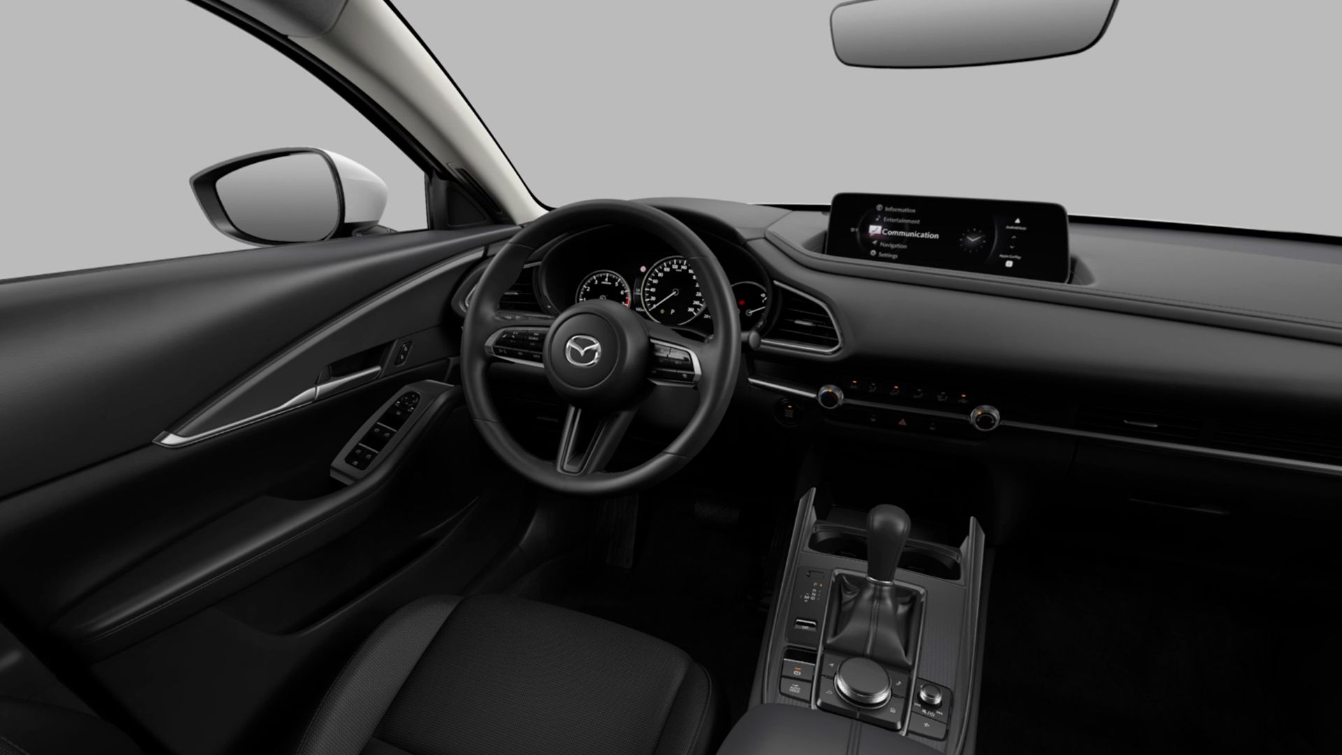 Renting Mazda CX-30 Prime-Line SUV Blanco e-Skyactiv G MHEV Micro-Híbrido Automático Etiqueta ECO Interior