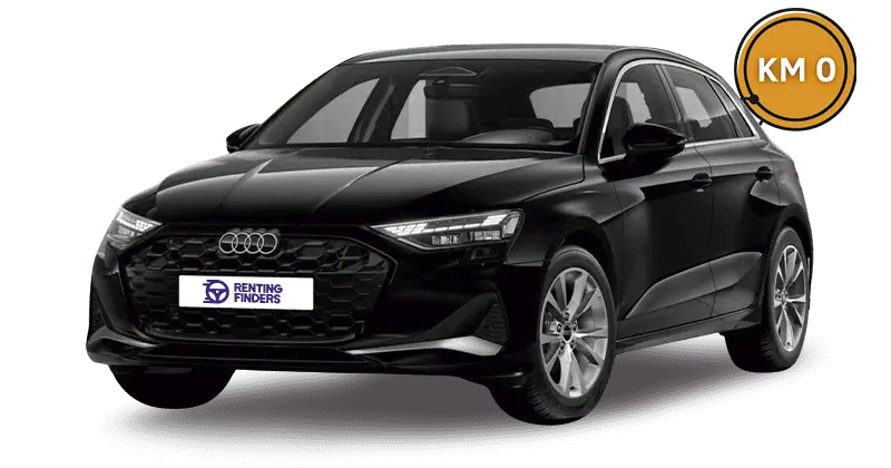 Renting Audi A3 Sportback Advanced Negro Brillante Compacto KM 0 Manual Renting Finders