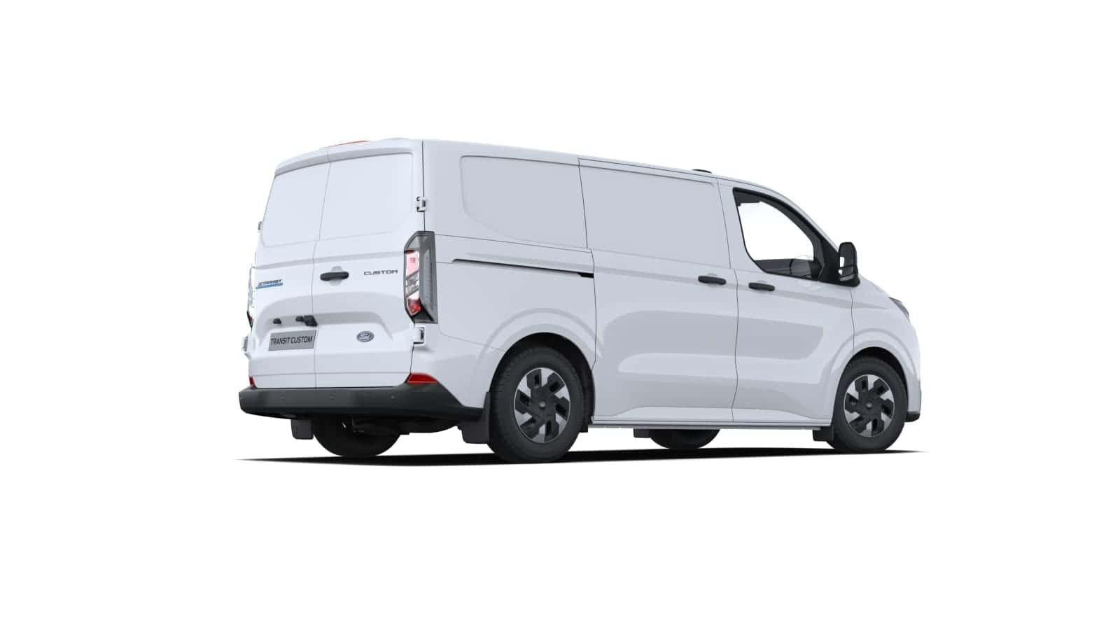 Ford E-Transit Custom Van Trend L1 Blanco Furgoneta Industrial 3 Plazas Automático Eléctrico Etiqueta 0