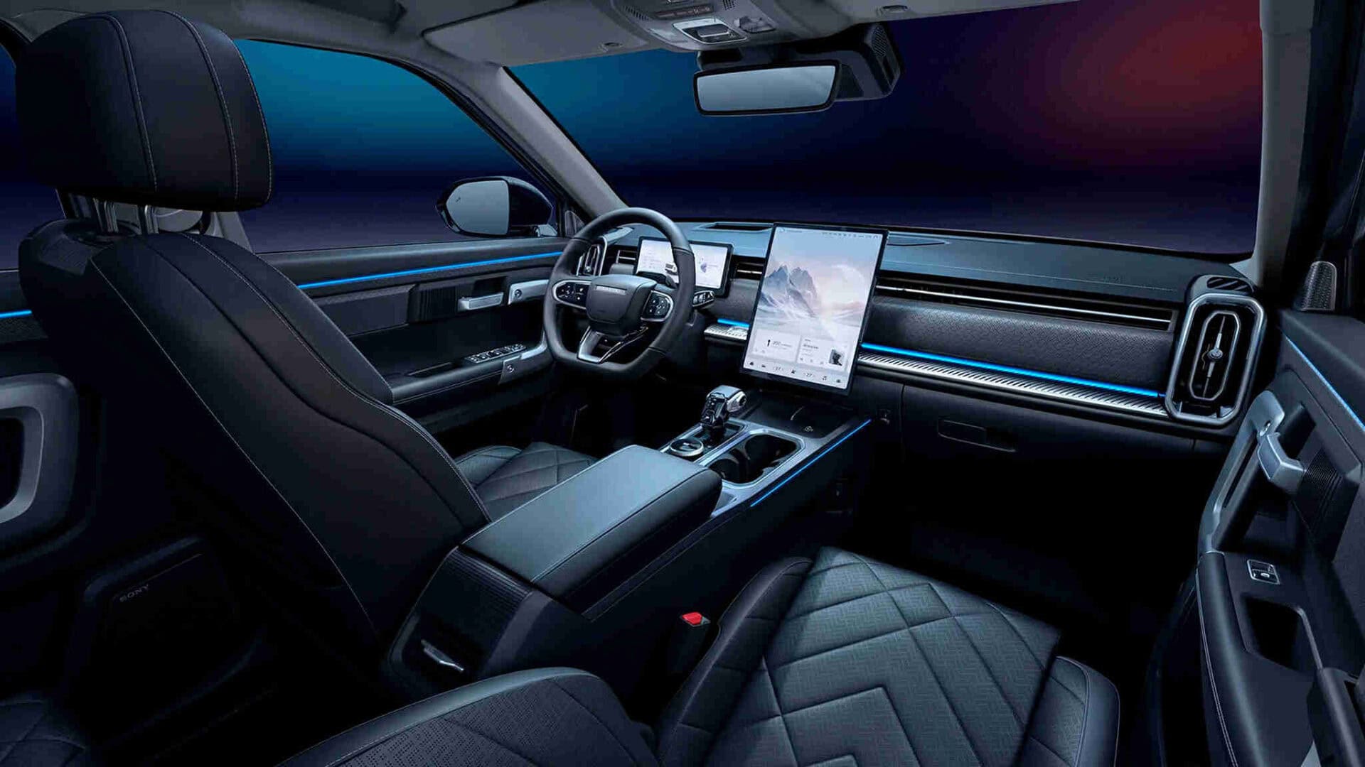 Renting Jaecoo 7 Plata SUV Automático Interior