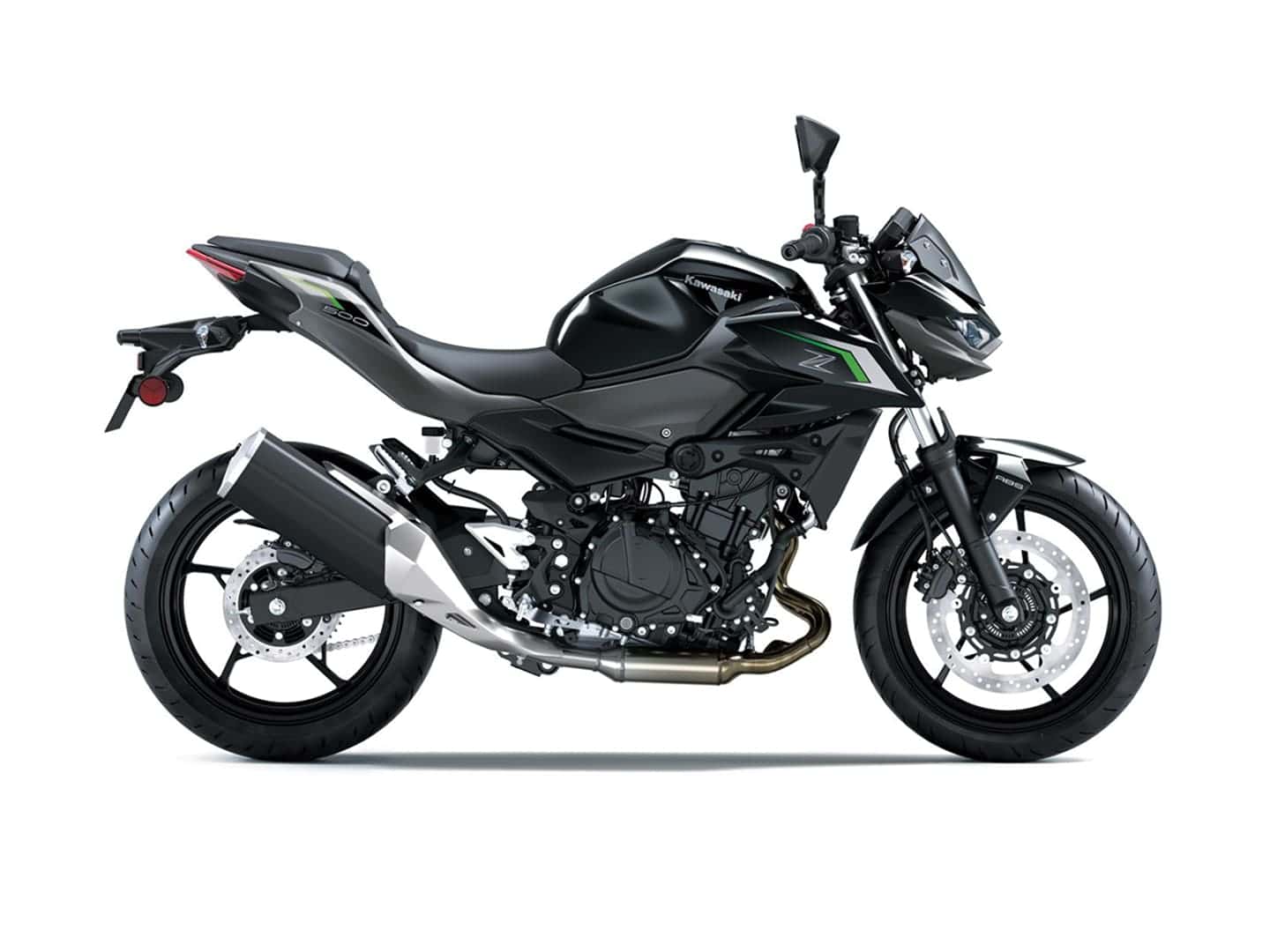 Renting Kawasaki Z 500 Naked Moto Manual Spark Black Metallic Matte Graphenesteel Gray