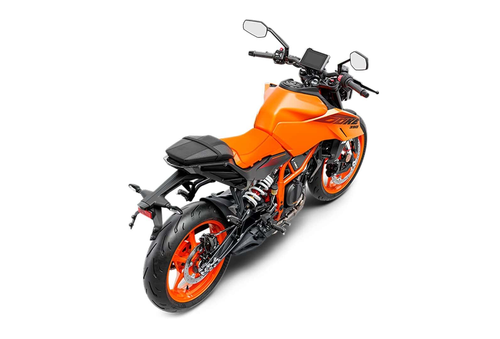 Renting KTM Duke 390 Orange Moto Naked Manual