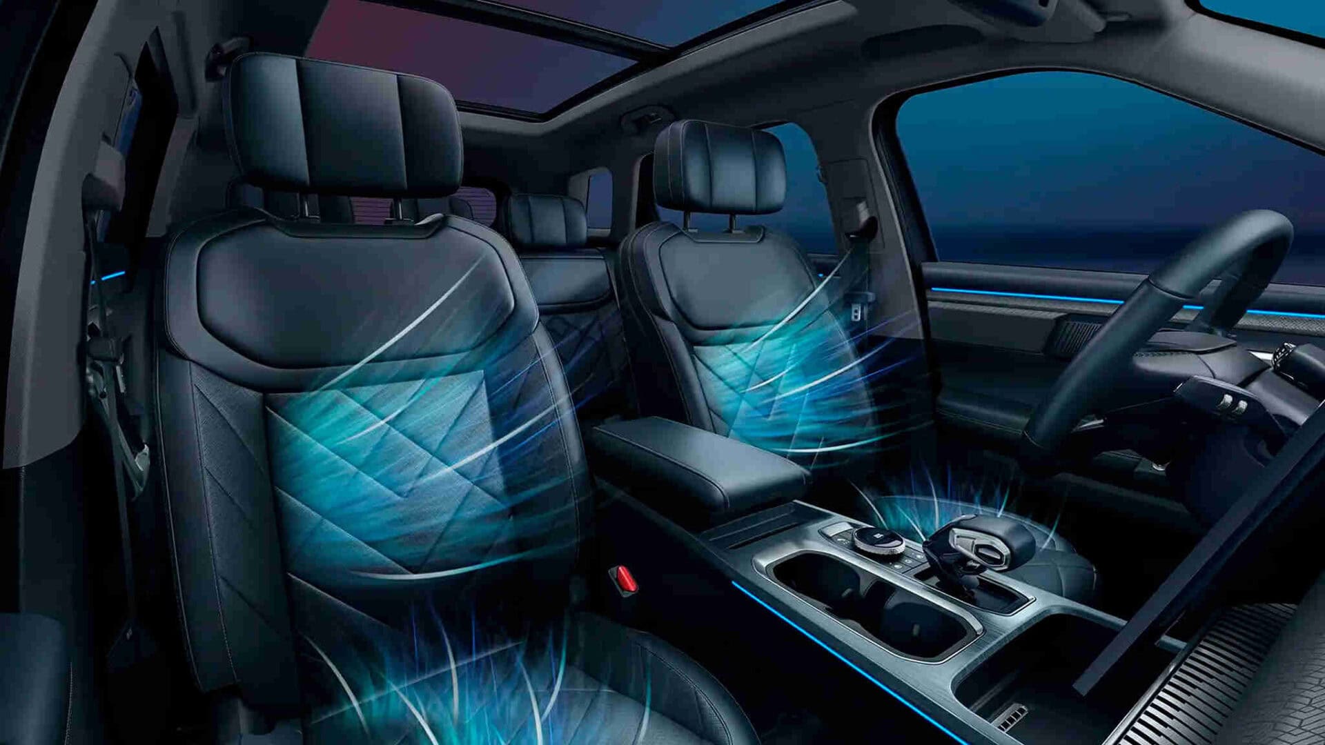 Renting Jaecoo 7 Plata SUV Automático Interior