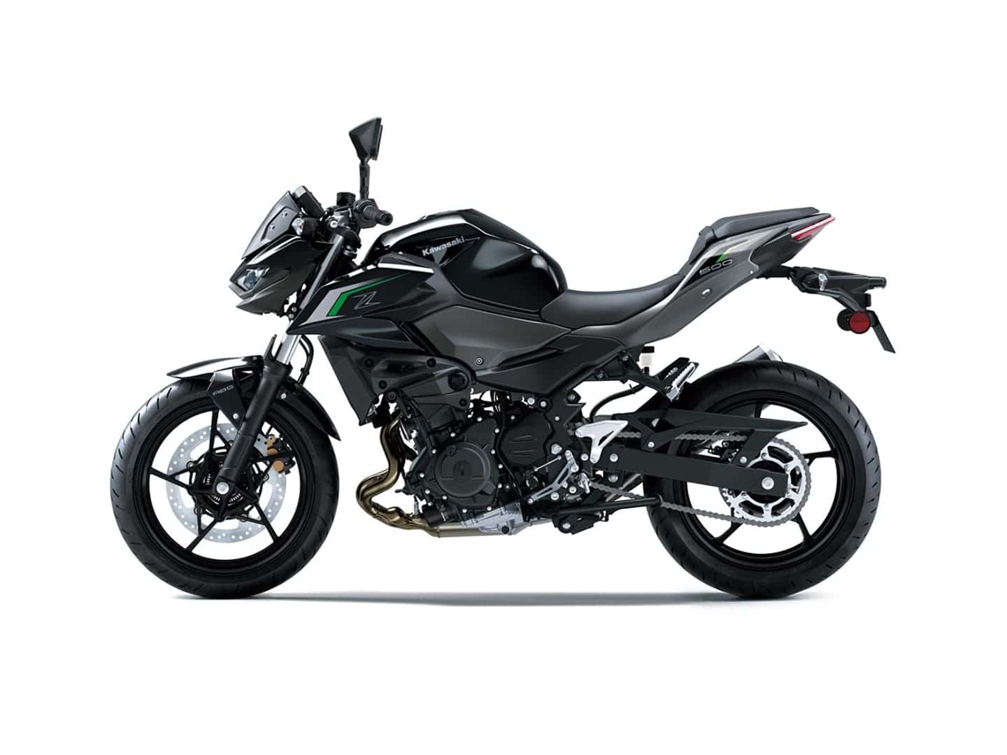Renting Kawasaki Z 500 Naked Moto Manual Spark Black Metallic Matte Graphenesteel Gray