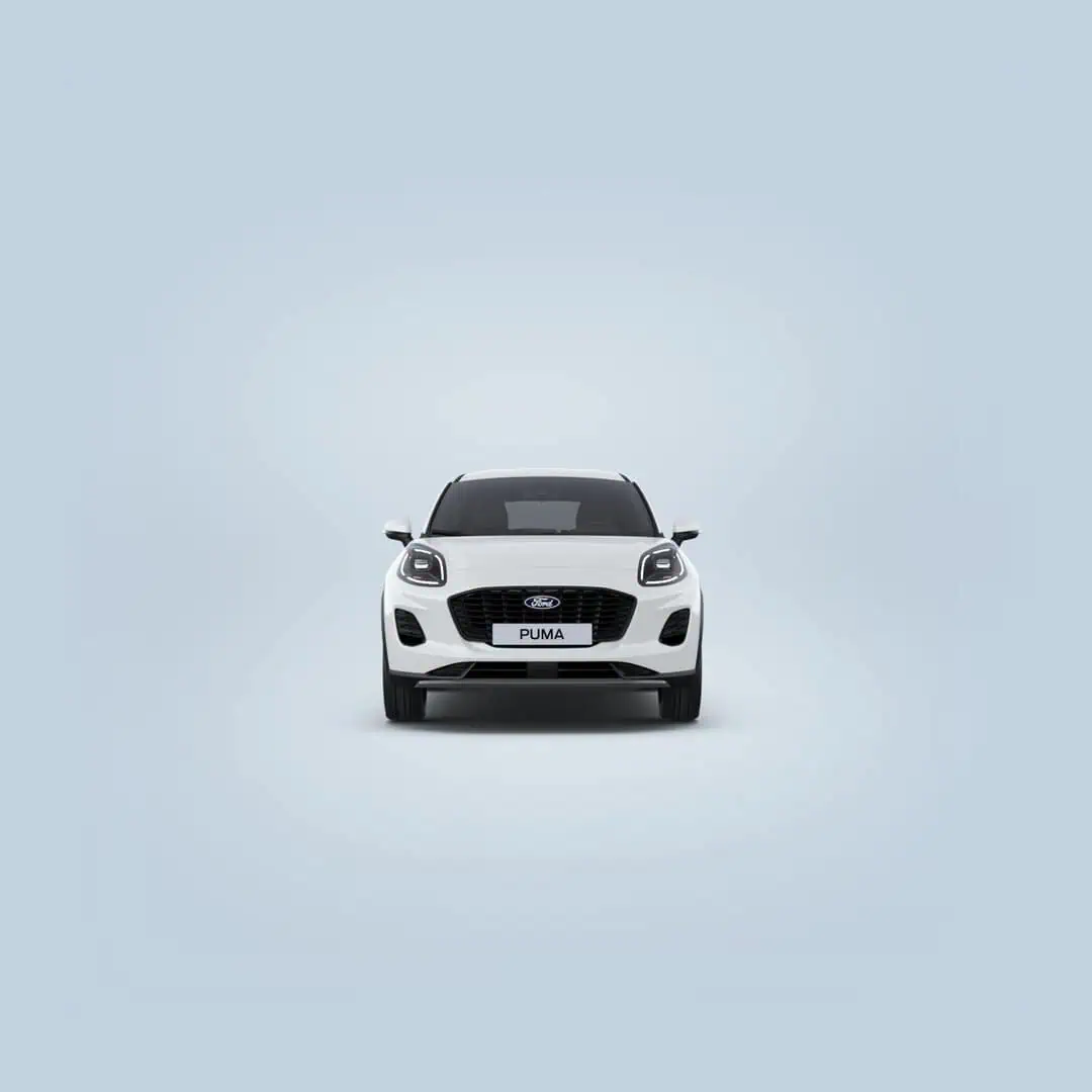 Renting New Ford Puma Titanium Blanco Frozen SUV MHEV Micro-Híbrido Etiqueta ECO