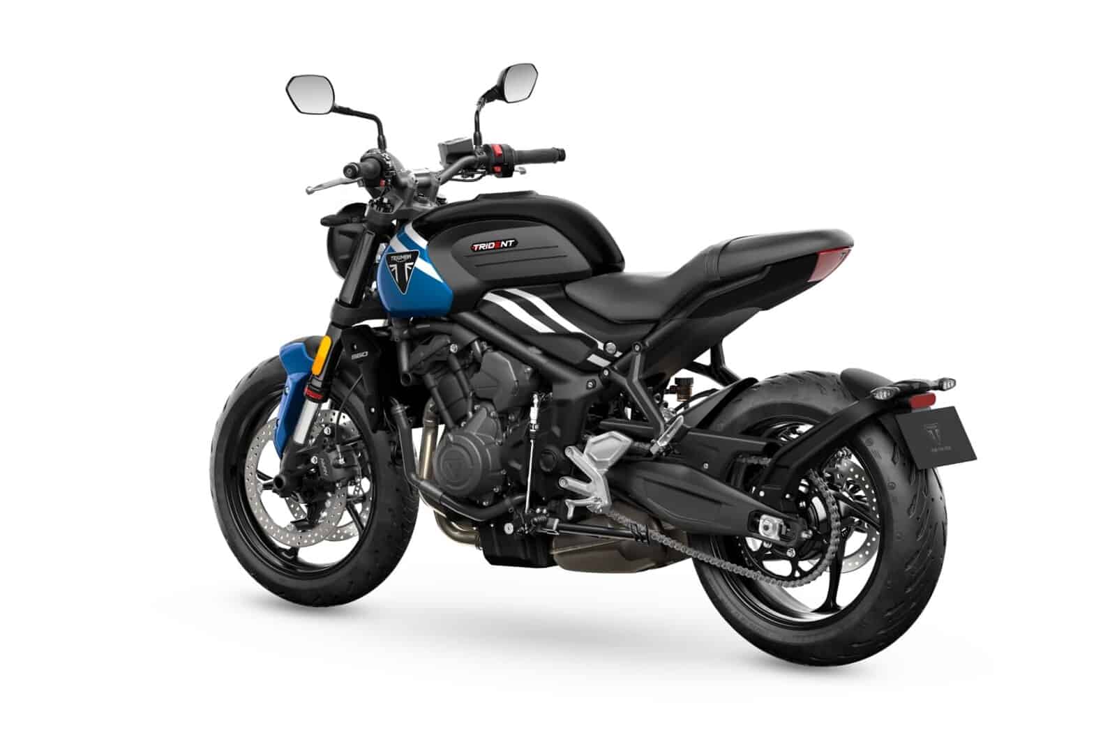 Renting Triumph Trident 660 Cobalt Blue Sapphire Black Moto Naked Manual