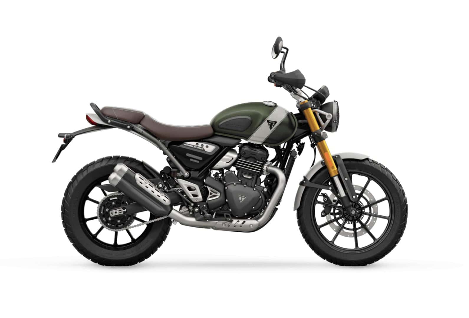 Renting Triumph Scrambler 400 X Green Moto Naked Manual