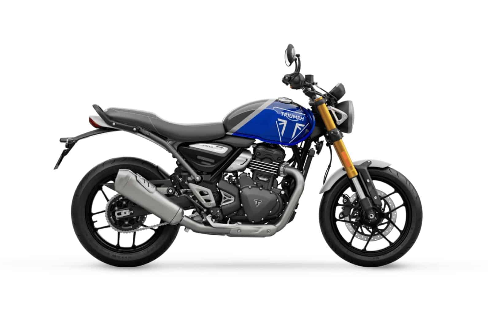 Renting Triumph Speed 400 Blue Moto Naked Manual