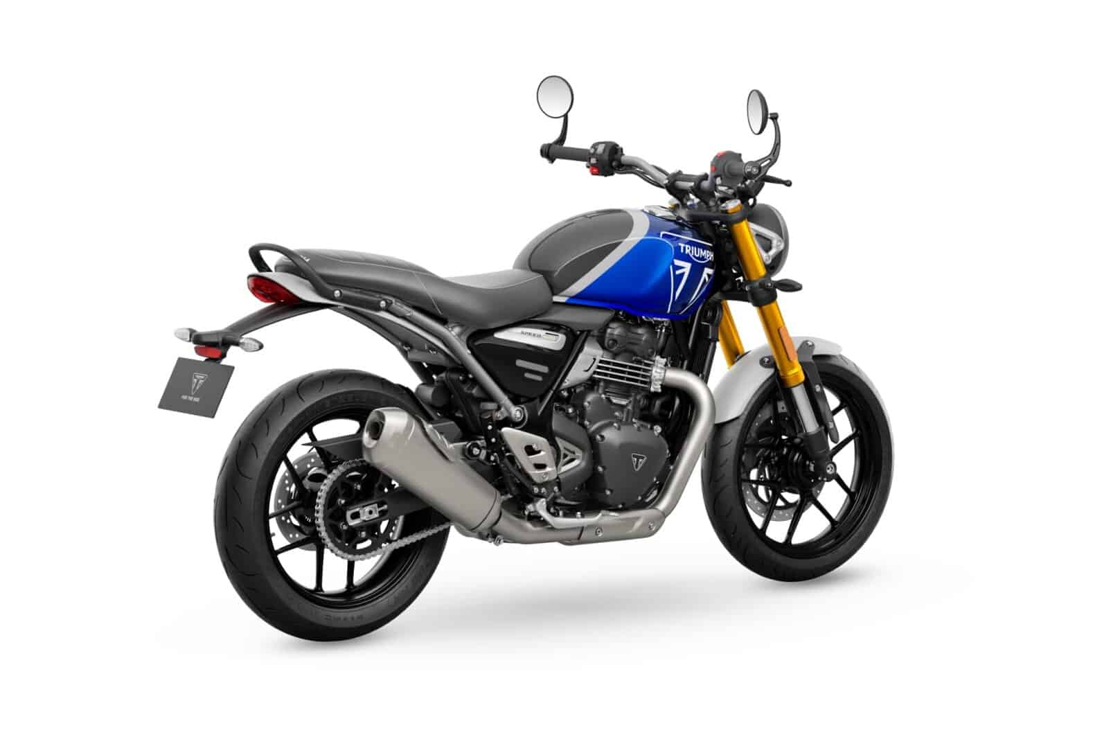 Renting Triumph Speed 400 Blue Moto Naked Manual