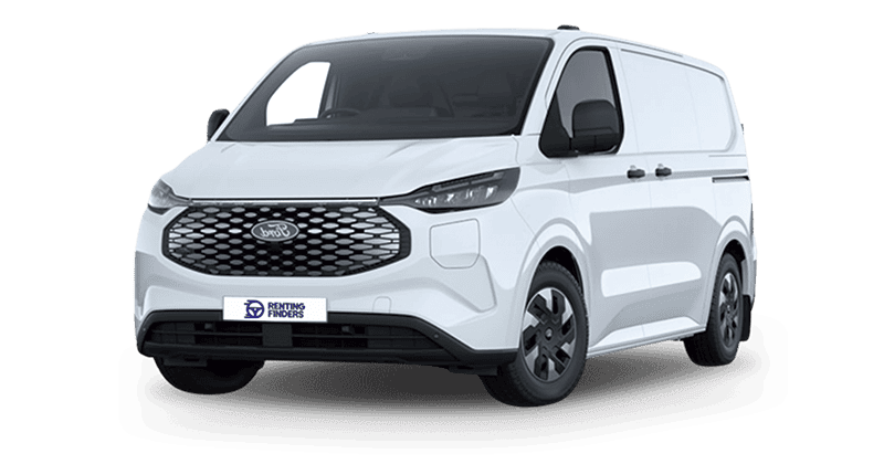 Ford E-Transit Custom Van Trend L1 Blanco Furgoneta Industrial 3 Plazas Automático Eléctrico Etiqueta 0 Renting Finders