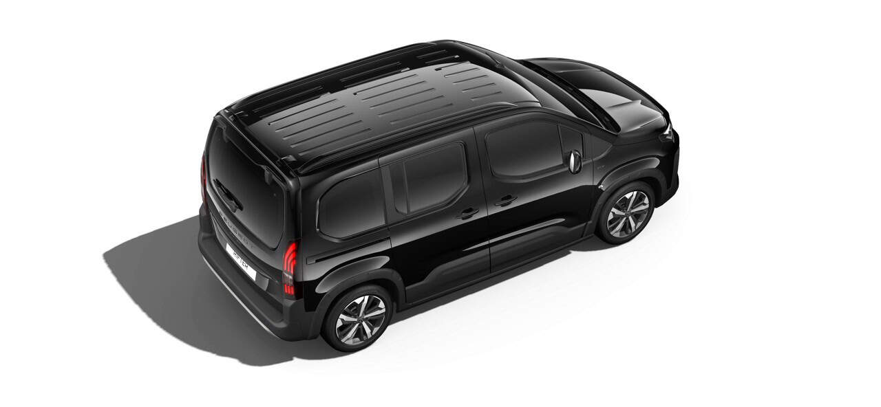 Renting New Peugeot Rifter Standard GT Negro Perla Nera Furgoneta Familiar Automático 5 Plazas