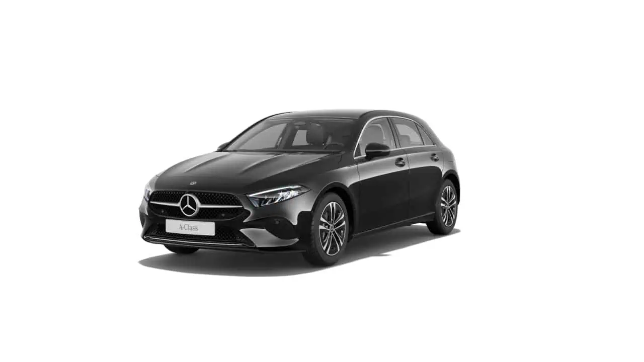 Renting Mercedes Benz Clase A 180 Compacto Premium MHEV Gasolina Etiqueta ECO Negro Noche