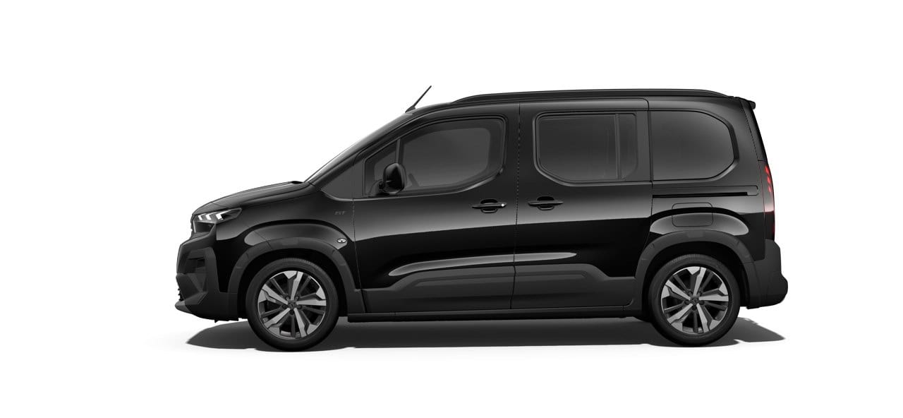 Renting New Peugeot Rifter Standard GT Negro Perla Nera Furgoneta Familiar Automático 5 Plazas