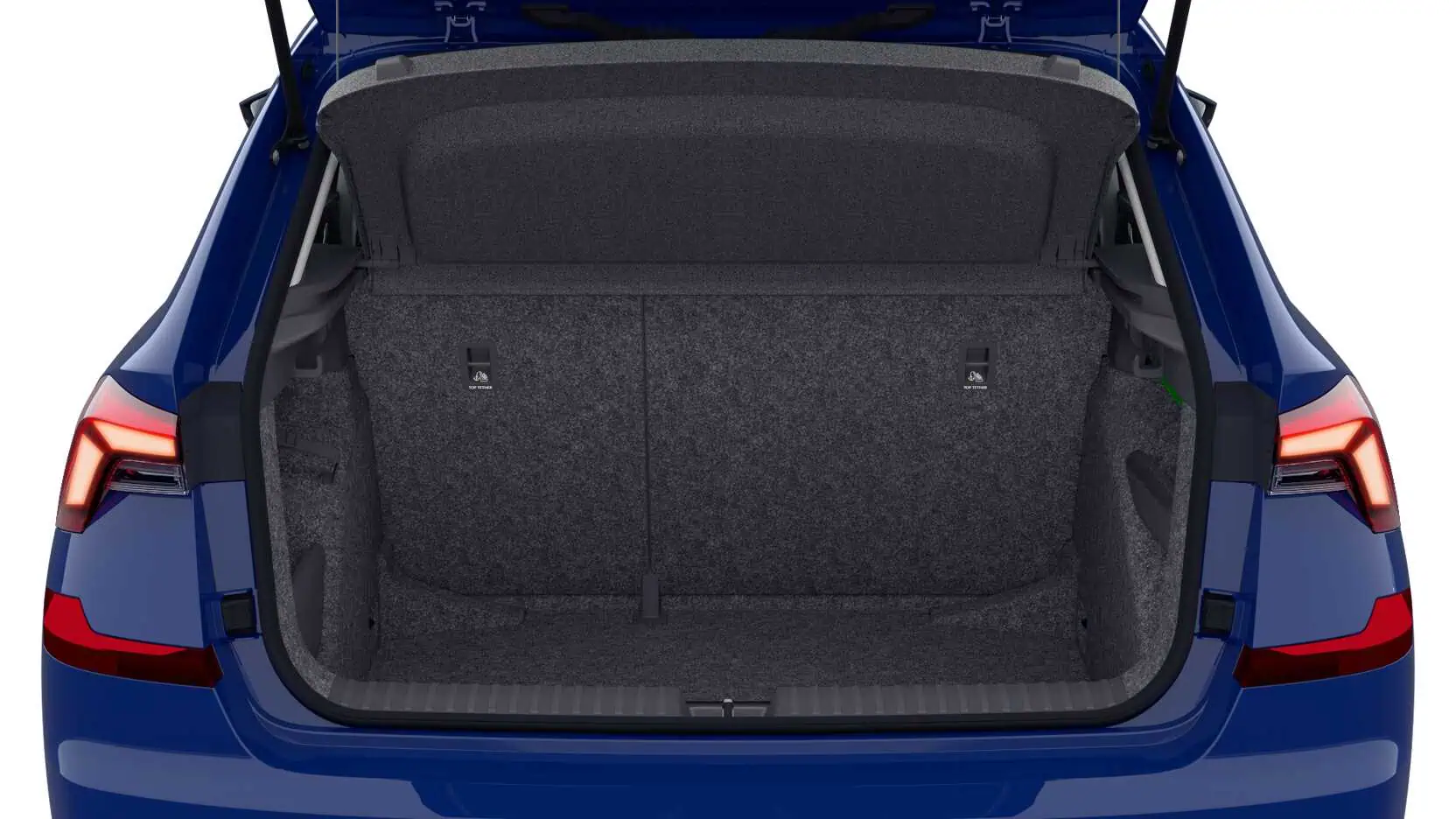 Renting Skoda Kamiq Selection Azul Energy SUV Manual Maletero