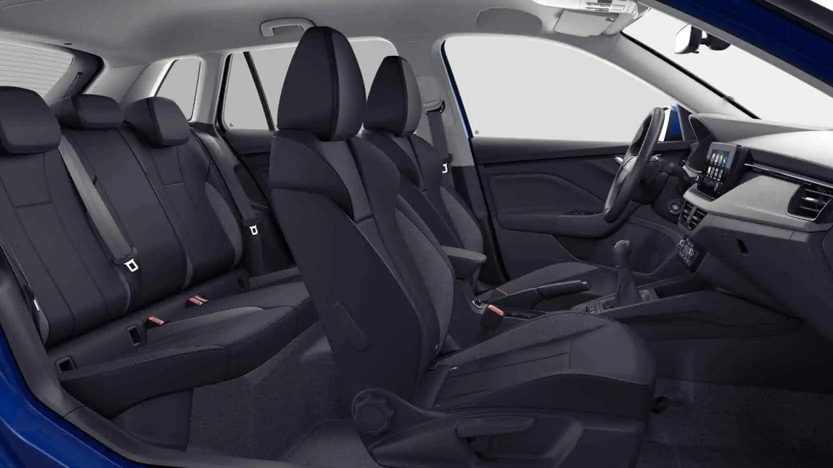 Renting Skoda Kamiq Selection Azul Energy SUV Manual Asientos