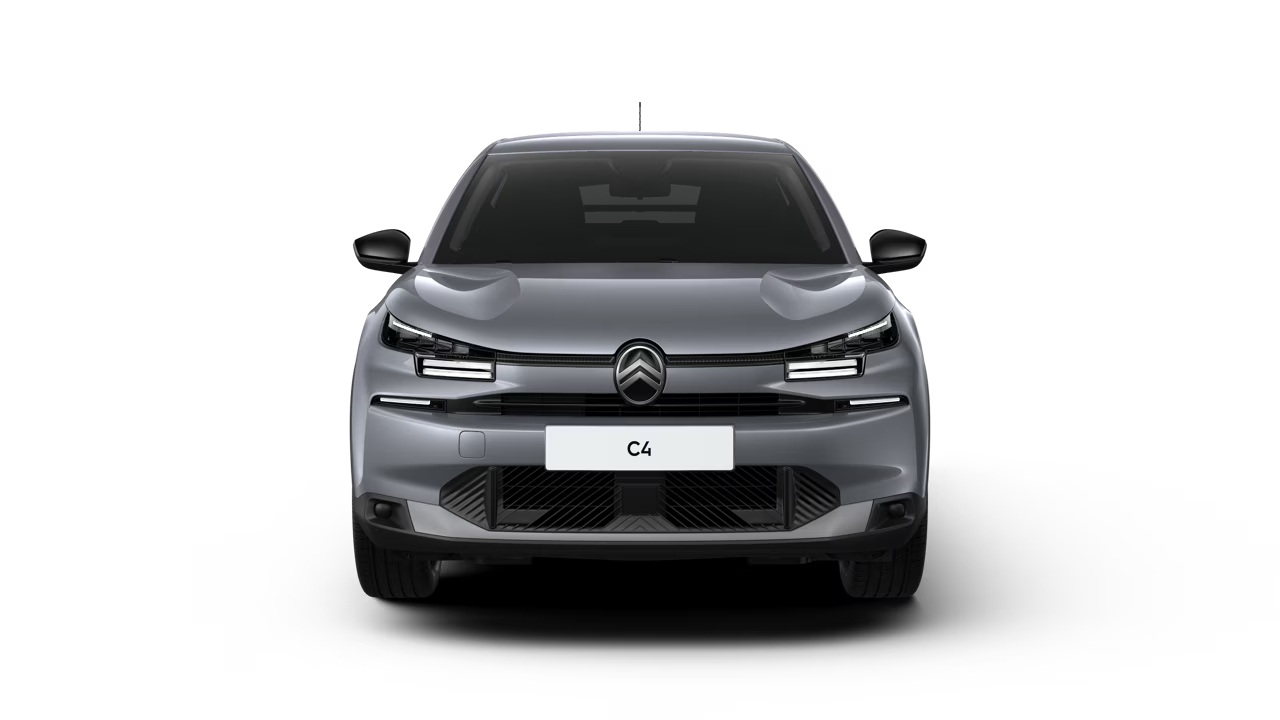 Renting New Citroën C4 Plus SUV Automático Híbrido Etiqueta ECO Gris Mercury Metalizado