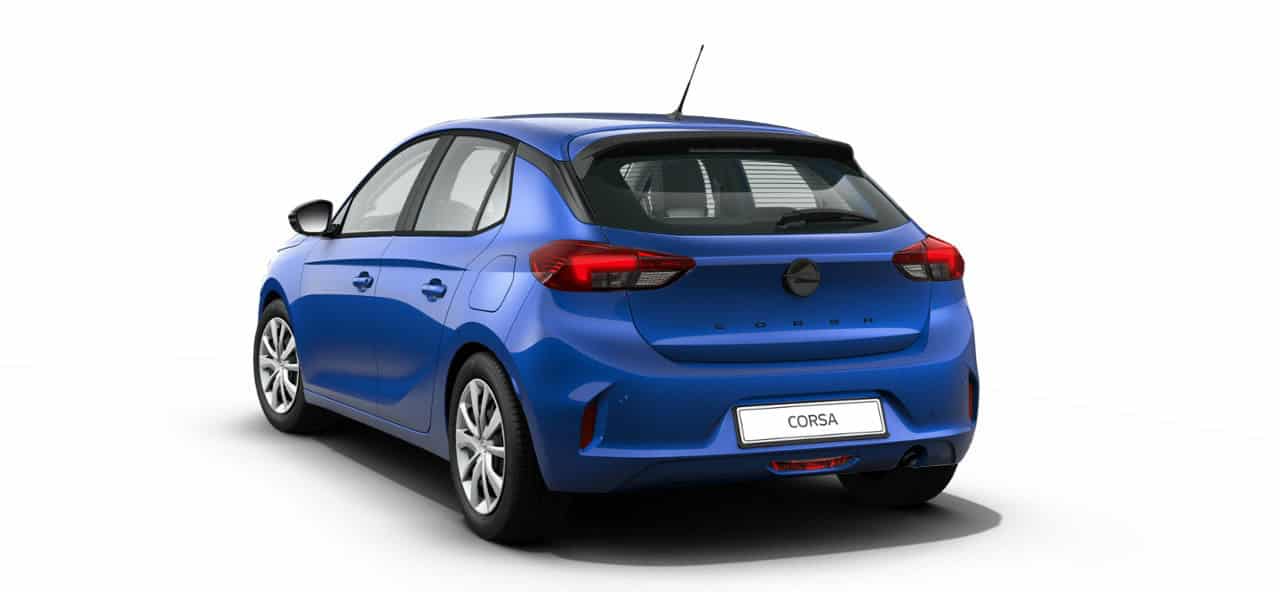 Renting Opel Corsa Edition Voltaik Blue Compacto