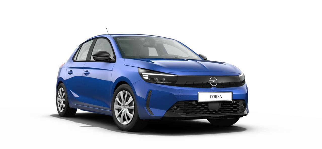 Renting Opel Corsa Edition Voltaik Blue Compacto