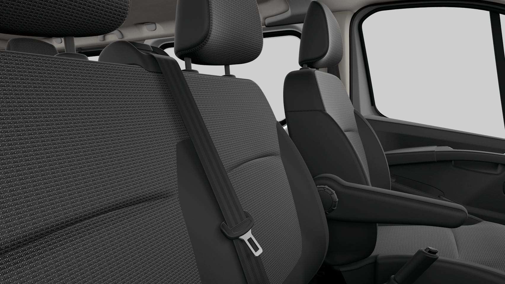 Renault Trafic Combi 9 Plazas Authentic Largo Furgoneta Mixta Manual Blanco Glaciar Asientos