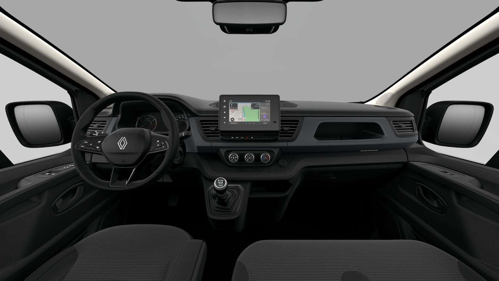 Renault Trafic Combi 9 Plazas Authentic Largo Furgoneta Mixta Manual Blanco Glaciar Interior