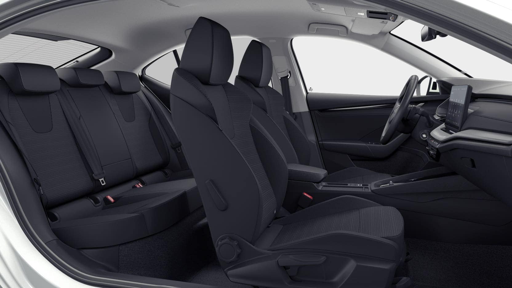 Renting Skoda Octavia Selection Blanco Candy Berlina Limo Automática Asientos