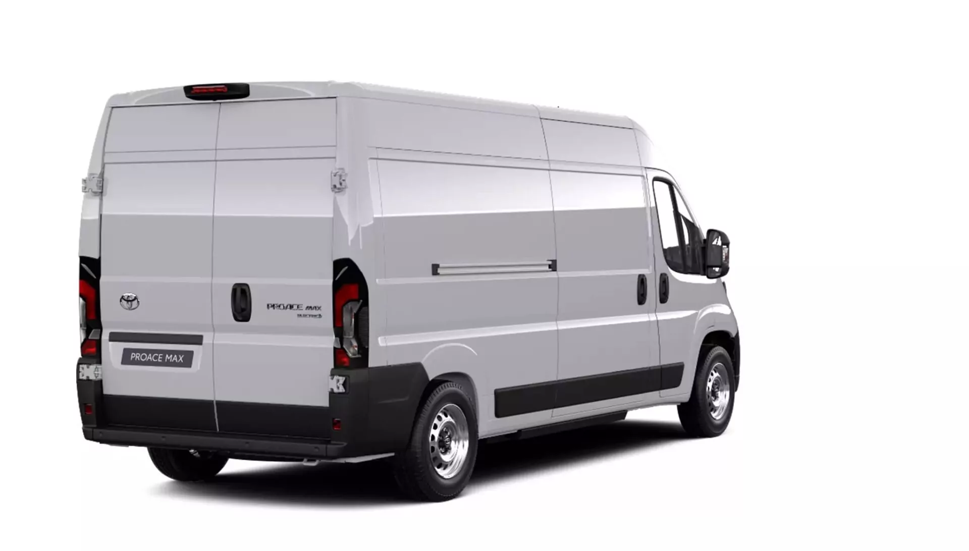 Renting New Toyota Proace Max VX EV L3 H2 Blanco Polar Furgoneta Industrial Automática 3 Plazas Eléctrica Etiqueta 0