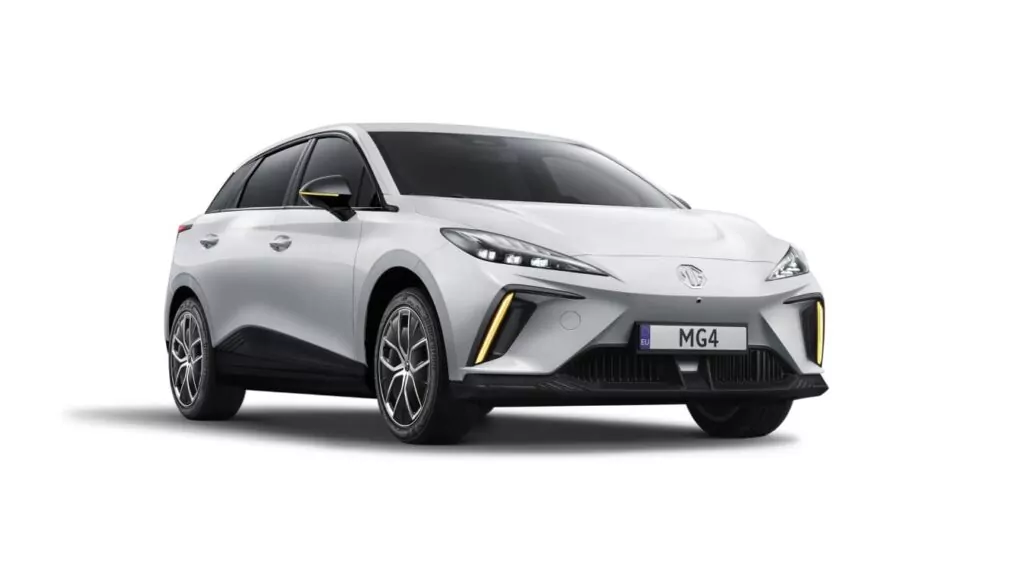 mg 4 ev luxury white Renting New MG 4 Luxury Compacto White Automático Eléctrico Etiqueta 0