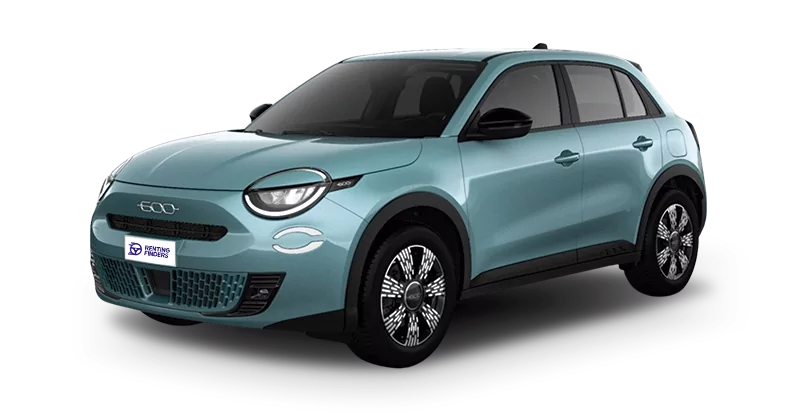 Renting New Fiat 600 Icon Azul SUV Automático MHEV Micro-Híbrido Etiqueta ECO Renting Finders