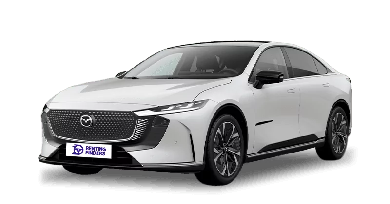 Renting New Mazda 6e EV Takumi Crystal White Pearl Berlina Eléctrica Automática Etiqueta 0 Renting Finders