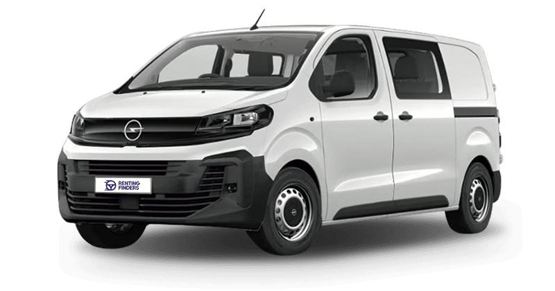 Renting Opel Vivaro Doble Cabina Plegable Kaolin White Furgoneta Mixta Familiar Carga 6 Plazas Renting Finders