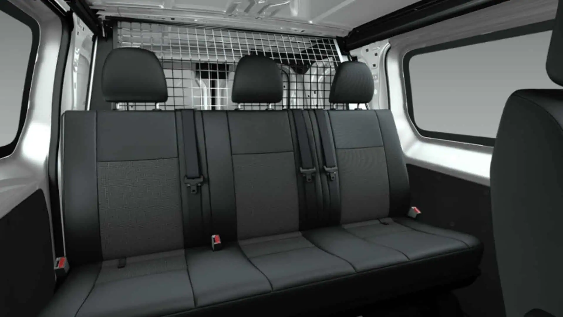 Renting Opel Vivaro Doble Cabina Plegable Kaolin White Furgoneta Mixta Familiar Carga 6 Plazas Asientos