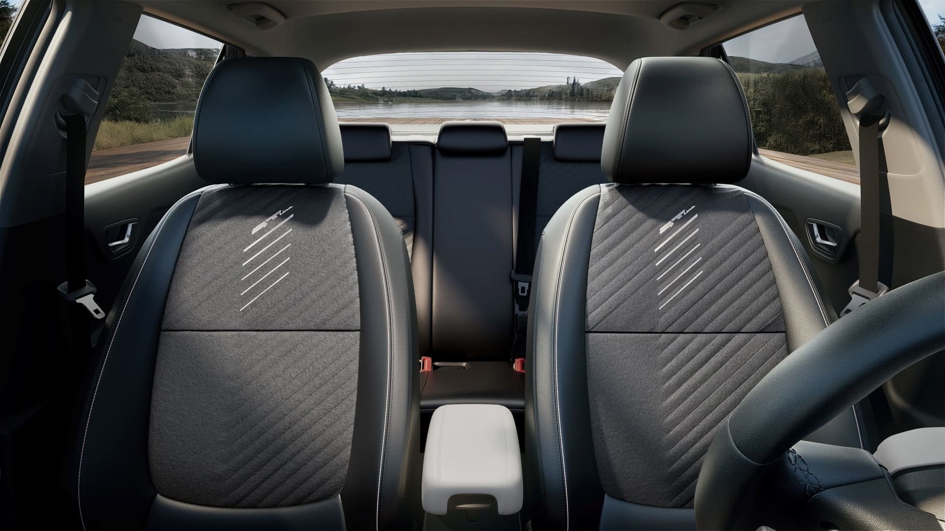 Renting New Kia Stonic Concept MY2026 Clear White B-SUV Interior