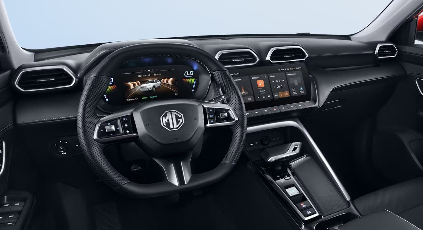 Renting New MG ZS Hybrid+ Comfort SUV Híbrido Automático Etiqueta ECO Interior