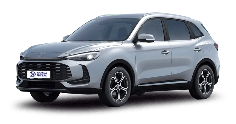 Renting New MG ZS Hybrid+ Comfort Cosmic Silver SUV Híbrido Automático Etiqueta ECO Renting Finders