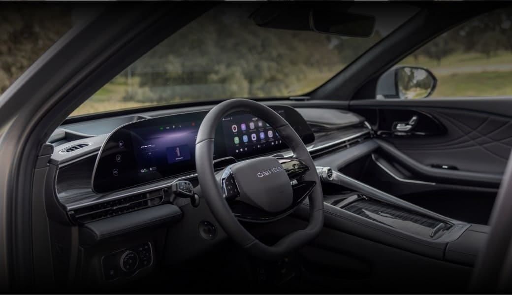 Renting New Omoda 9 Premium Gris Mate SUV PHEV Híbrido-Enchufable Automático Etiqueta 0 Volante