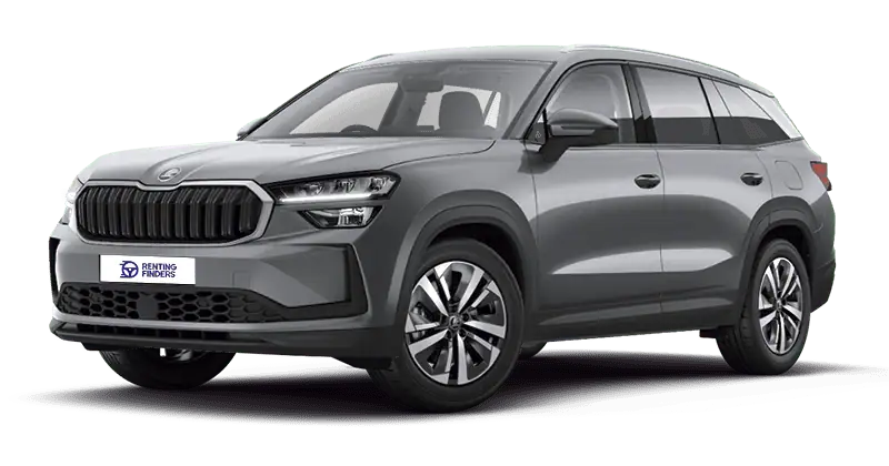 Renting New Skoda Kodiaq Selection Gris Graphite Metalizado SUV 7 Plazas Automático Renting Finders