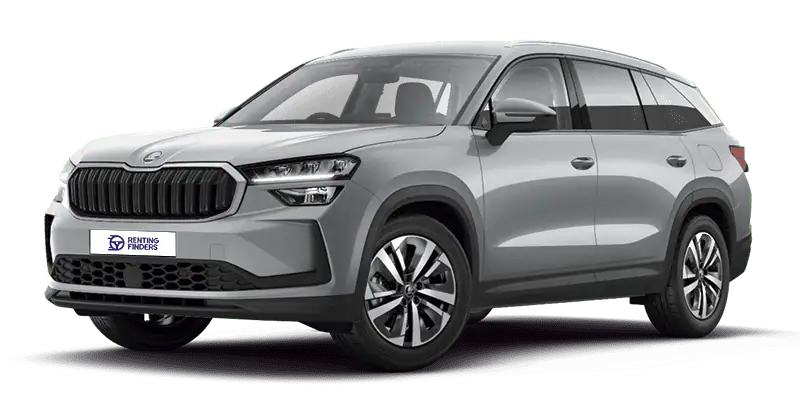 Renting New Skoda Kodiaq Selection Plata Brillante Metalizado SUV 7 Plazas Automático