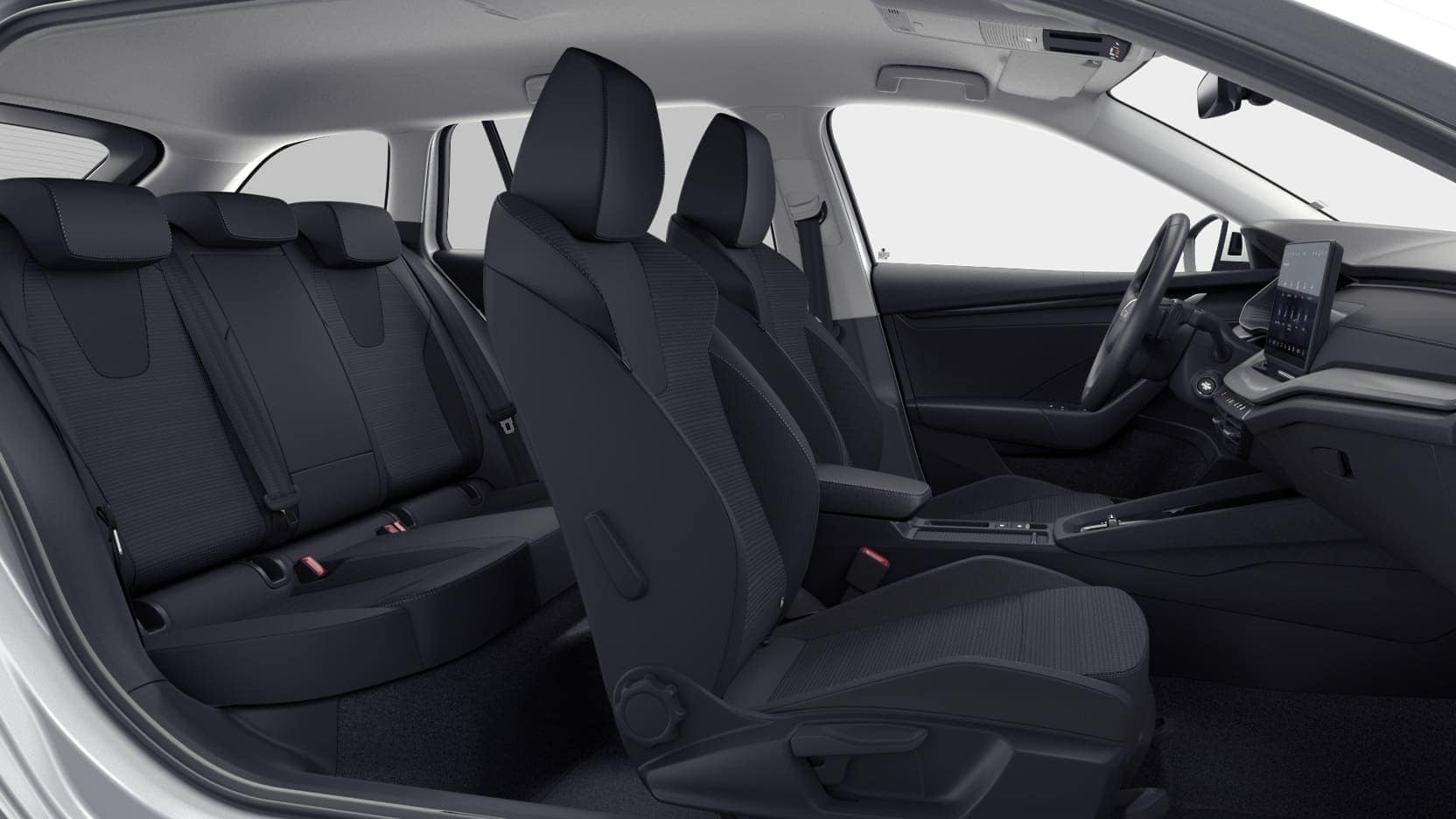 Renting Skoda Octavia Combi Selection Blanco Luna Monovolumen DSG Automático Asientos