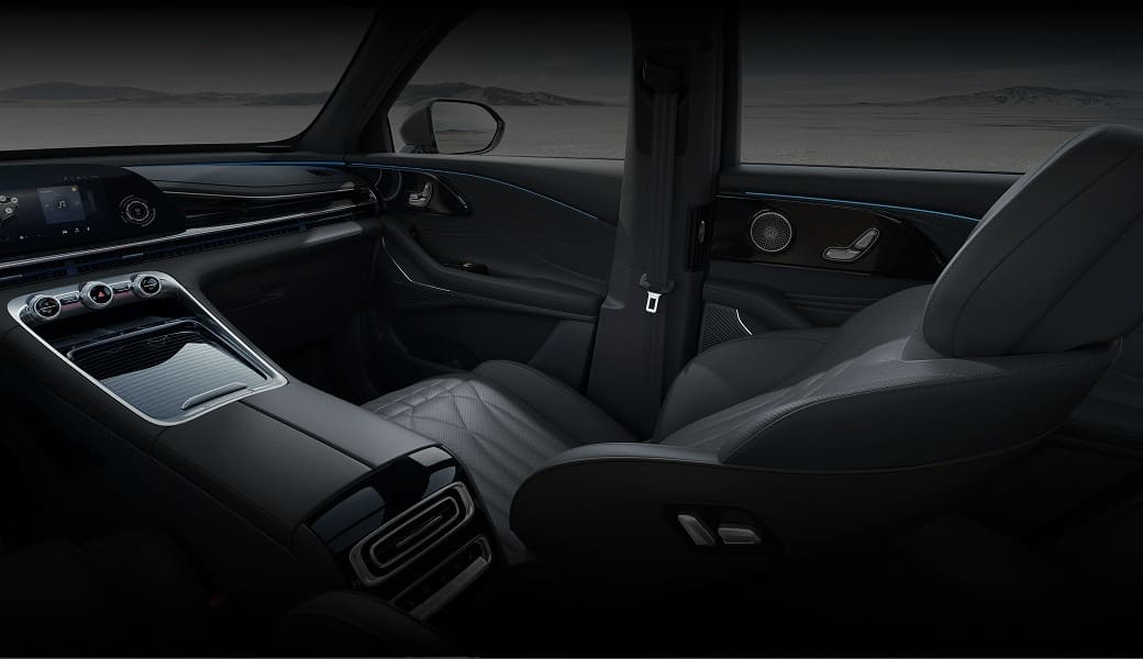 Renting New Omoda 9 Premium Gris Mate SUV PHEV Híbrido-Enchufable Automático Etiqueta 0 Asientos