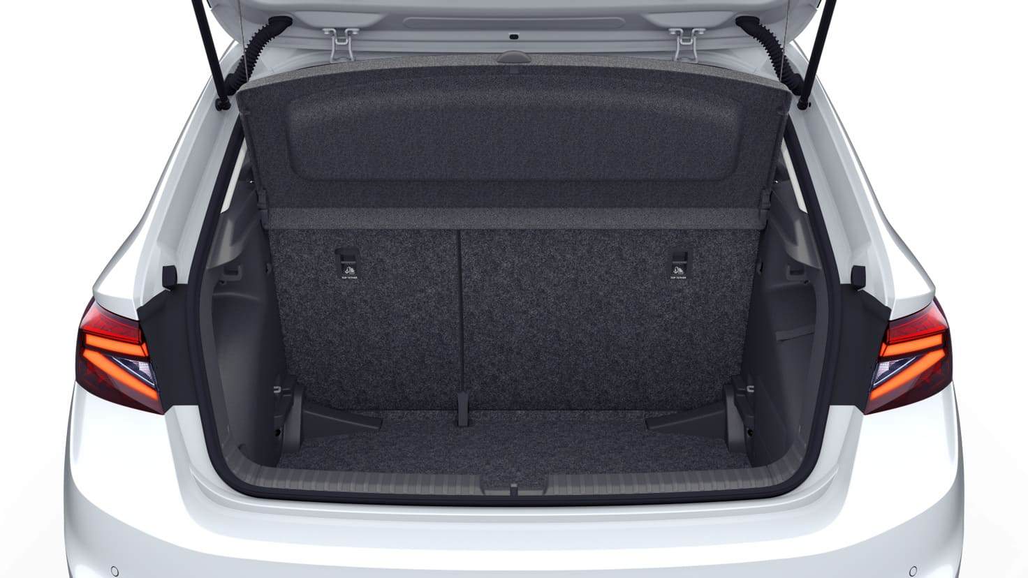 Renting Skoda Fabia Selection Blanco Luna Metalizado Compacto Automático Maletero