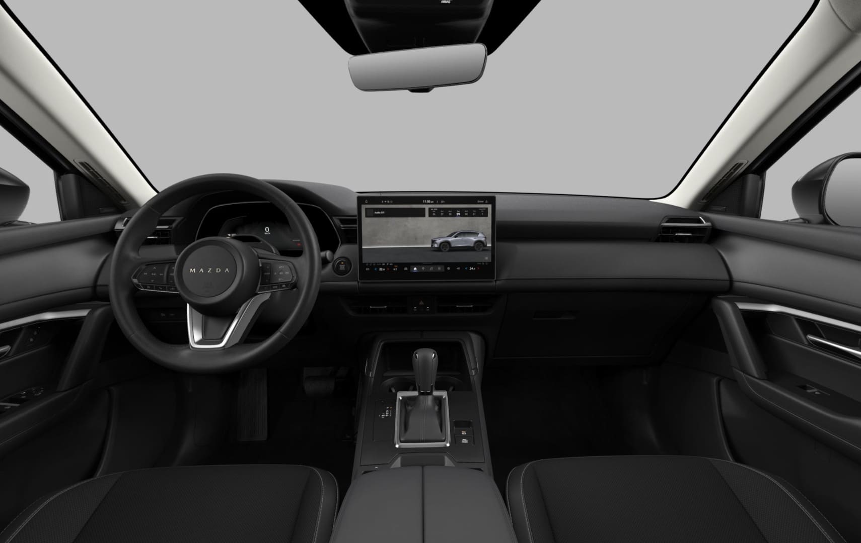 Renting New Mazda CX-5 Exclusive Line Soul Crystal Red SUV Automático Interior