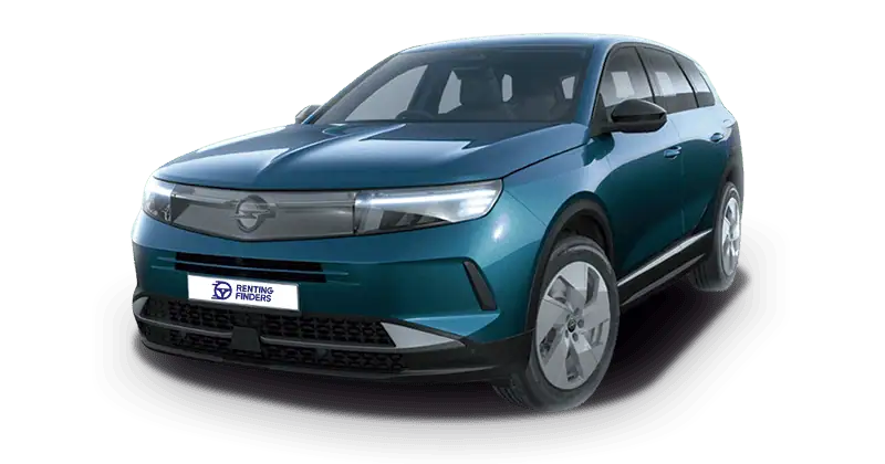 Renting New Opel GrandLand Hybrid Edition Azul SUV Automático Híbrido Etiqueta ECO