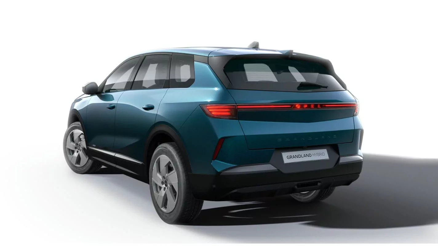 Renting New Opel GrandLand Hybrid Edition Azul SUV Automático Híbrido Etiqueta ECO