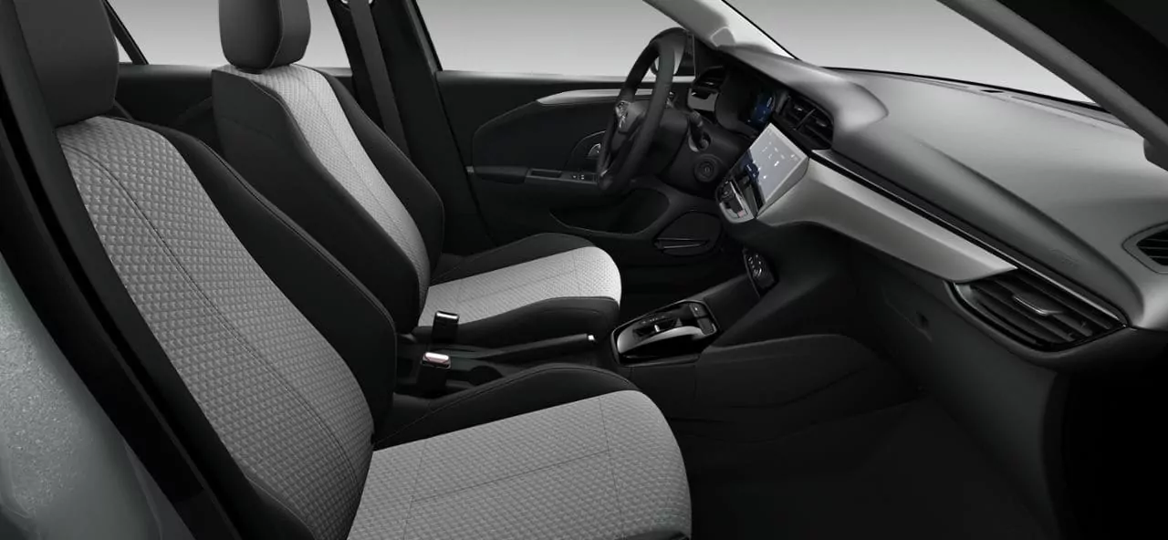 Renting Opel Corsa Hybrid Edition Kristall Silver Compacto Híbrido Automático Etiqueta ECO Interior