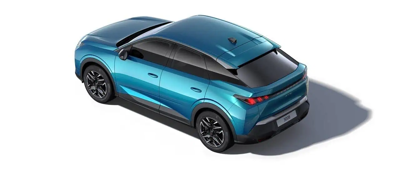 Renting New Peugeot 3008 Allure Azul Obsession SUV Automático Híbrido Etiqueta ECO
