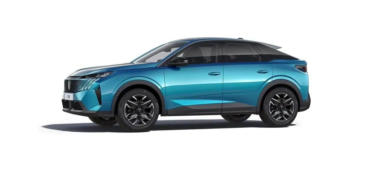 Renting New Peugeot 3008 Allure Azul Obsession SUV Automático Híbrido Etiqueta ECO